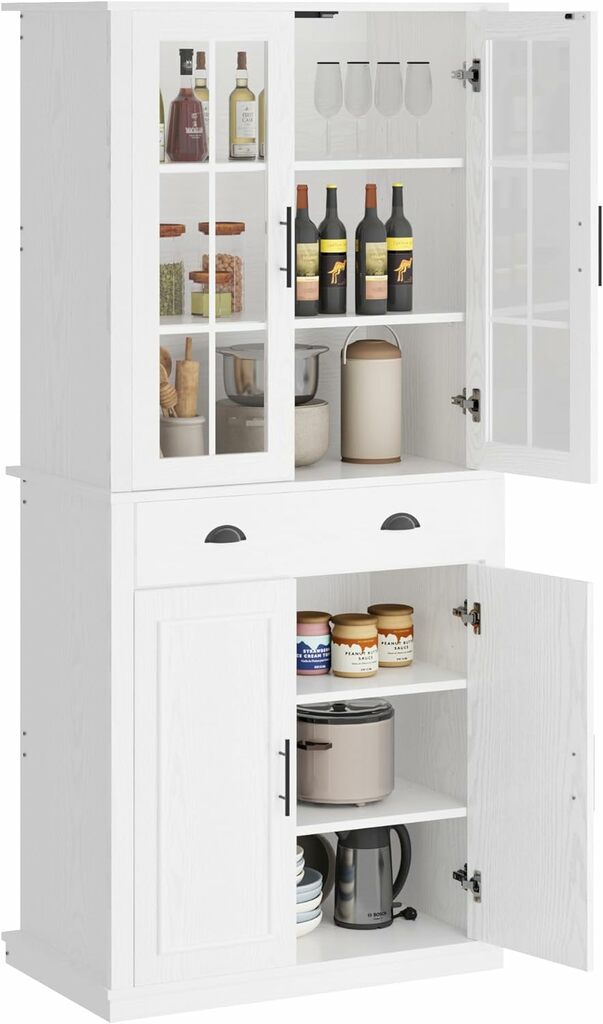 RONCK 72" Tall Kitchen Pantry Cabinet