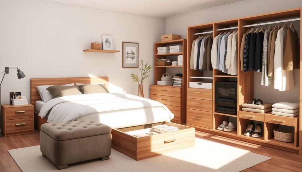 bedroom storage solutions