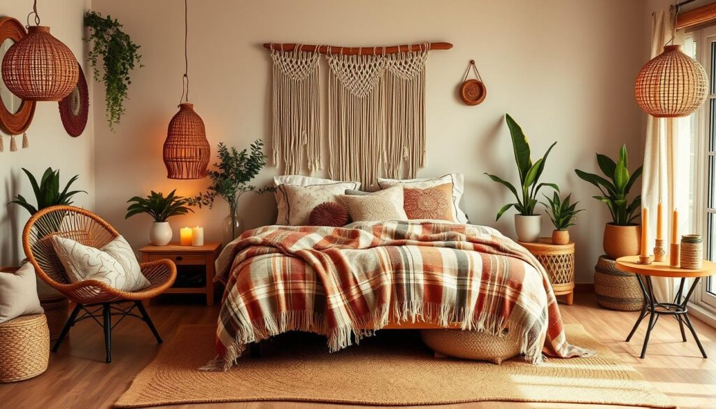 cozy boho bedroom