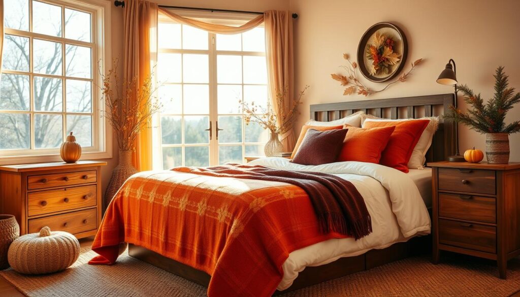 cozy fall bedroom