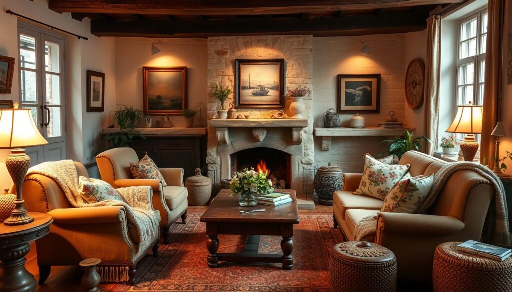 cozy seating areas