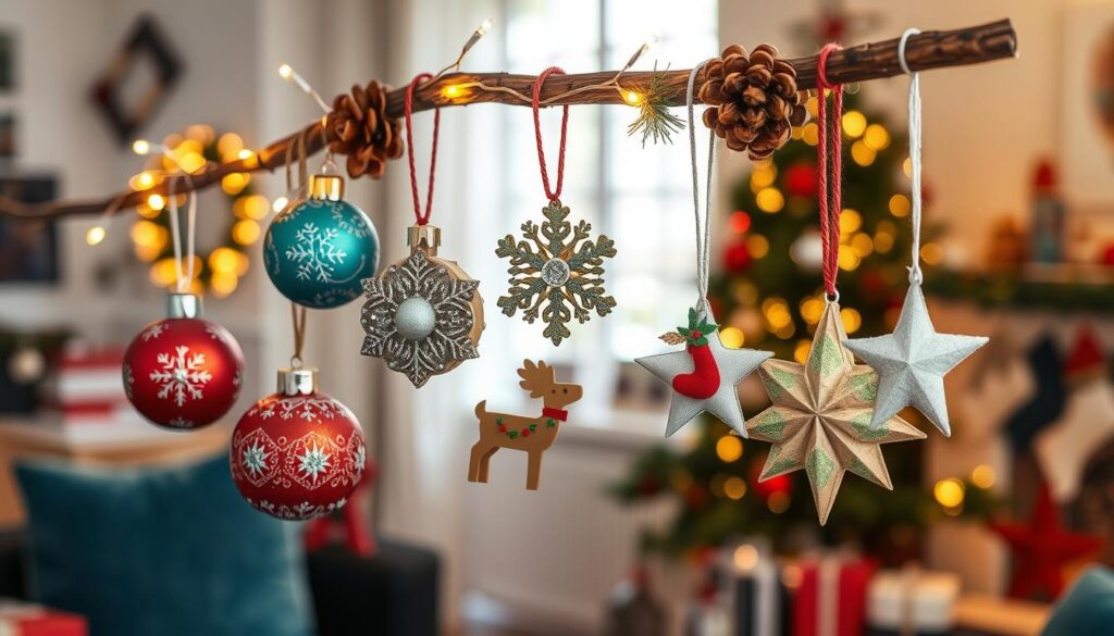 homemade Christmas ornaments