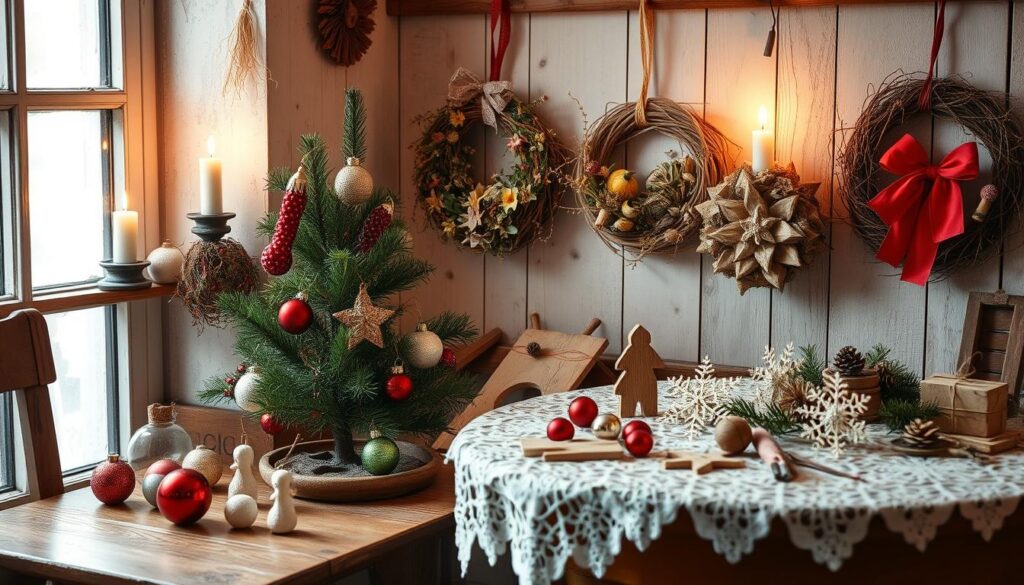 vintage Christmas crafts